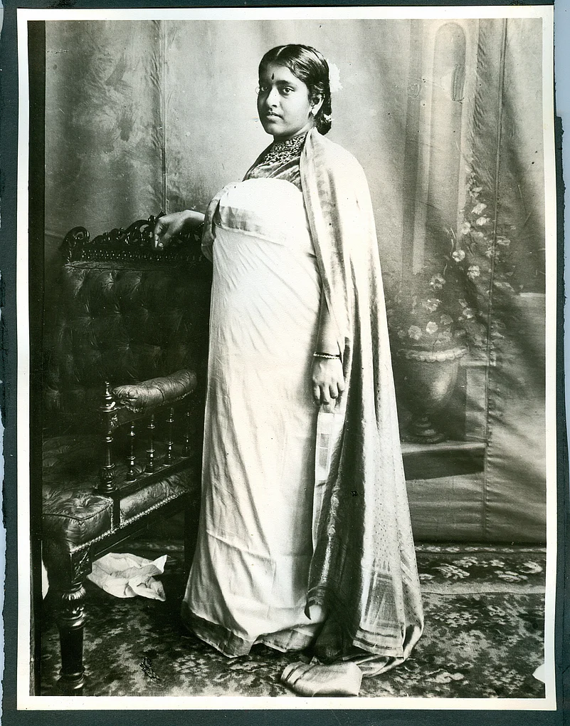 A studio photograph of the Maharani through the second half of the 1920s